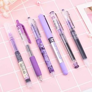 Stationery Set 6/7pcs 0.5mm Roller Pens Gel Ink School Supplies Erasable Office Kawaii Writing Tools