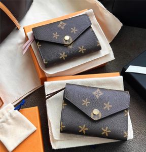 Luxury Designer new victorine wholesale Brown flower bags M41938 Card Holders Wallet passport purse mens card slots Coin Purses cowhide Women Checkbook Key Wallets