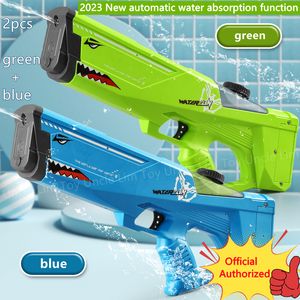 Sand Play Water Fun Large Capacity Water Guns Shark Adult Automatic Electric Water Gun Children Outdoor Beach Games Pool Summer Toys High Pressure 230629