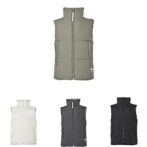 Gilet da uomo più caldo gilet gonfio giacche etichetta bianca designer autunno inverno lusso piumino donna gilet piumino cappotto materiale grafite grigio nero bianco pop coppia cappotto