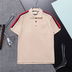 デザイナーポロシャツメンズポロスカジュアルTシャツティーティーメンズレディースビジネスTシャツ半袖通気性のあるルーズトップス
