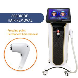 Novo modelo de máquina permanente de remoção de pêlos a laser de diodo de platina 755 808 1064 nm equipamento de beleza de 3 comprimentos de onda para salão de beleza/casa