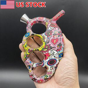 5.3" Knuckle Bubbler Hand Pipe Plastic PIPE SMOKING HERB BOWL HOOKAH HAND PIPES