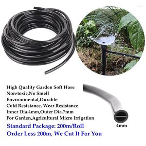 Watering Equipments 50m-5m Non-toxic 4/7mm Garden Hose Soft PVC Water Pipe Cold Resistance Agricultral Micro Drip Irrigation System Use Tube