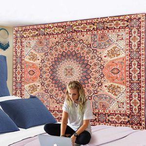 Tapeçarias mandala tapeçaria parede pendurado praia tapete cobertor colchão boho yoga xale quarto sala de estar decoração tapiz