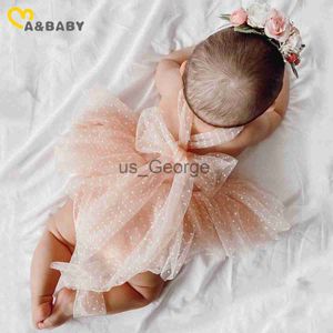 Kläderuppsättningar Mababy 018m Nyfödda spädbarn Baby Girls Romper Princess Lace Floral Jumpsuit Playsuit Sunsuit Summer Toddler Girls Clothing J230630