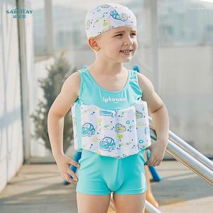 Kvinnors badkläder Sabolay Professional Buyant Swimming Suits 2023 Children Boys Girls Buoyancy Swimsuit Floating One Piece Training