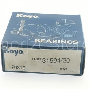 Koyo cala łożyska rolki 31594/20 = 4T-31594/31520 31520-N 34,925 mm x 76,2 mm x 29,37 mm