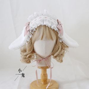 Parti Malzemeleri Kulaklar Sevimli El Yapımı Lolita Başlığı saç bandı KC Klipler Tatlı Aksesuarlar Japon Süsler Hizmetçi Headdress