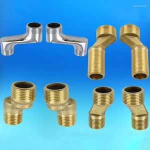 Kitchen Faucets Copper Bathroom Shower Bathtub Faucet Mixing Valve Distance Increased Eccentric Angled Change Curved Foot Bend Fitting