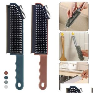 Cleaning Brushes 3 In 1 Mtifunctional Brush Kitchen Bathroom Countertop Floor Window Gap Sile Tool Drop Delivery Home Garden Houseke Dh6Do