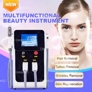 3 in1 E-light IPL RF Nd Yag Laser Multifunction Permanent Hair Removal Beauty Equipment Epilator Tattoo Removal Machine