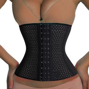 Kvinnor Spiral Steel Boned Corset Hollow Midje Training Cincher Underbust Corset Body Sport Shapers 9049185K