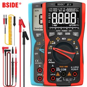 Multimeters Professionele digitale multimeter BSIDE ZT-Y Y2 True-RMS Display Analoge tester Stroom Voltmeter Condensator Temp VFC NCV Hz Meter 230629