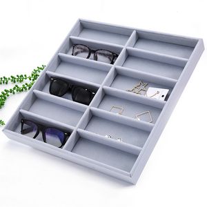 Förvaringslådor BINS 6/12 GRID Solglasögon Lagringslåda Organisator Glasögon Display Case Stand Holder Eyewear Eyeglasses Box Jewelry Organizer Storage 230629