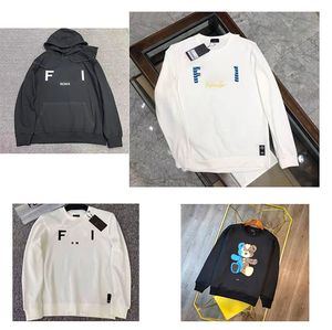 Felpa con cappuccio da donna da uomo Maglioni firmati Coppia con cappuccio Street Print Lettere Pullover Giacca ricamata Maglione alto in spugna