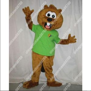 Nuovo costume adulto della mascotte di Nutria del carattere Vestito da Natale di Halloween Costume completo della mascotte dell'attrezzatura dei puntelli del corpo