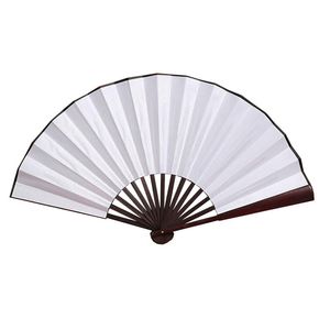 Blank Fabric Craft Fan Inscription Calligraphy DIY Personalized Creation Bar Dance Fan