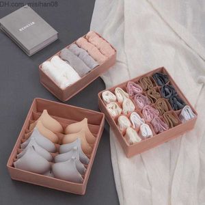 Organizer per cassetti da scrivania 3 pezzi / set Organizer per biancheria intima in tessuto non tessuto Calzini per reggiseni Scatola per biancheria intima pieghevole Scatola per riporre i vestiti del guardaroba T200319 Z230630