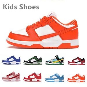 Kids Shoes Athletic Outdoor Sneaker Panda White Black Unc Syracuse Pink Toddler Children Tod Preschool Girls Boys Kid Babies Child Trainer Sports Sneakers 22-35