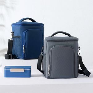 Öğle Çantaları Kadınlar için Büyük Kapasiteli Gıda Termal Öğle Yemeği Çantası Paketlenmiş Bento Yalıtımlı Soğutucu Çantalar Taşınabilir Piknik Kılıfı Crossbody Çanta 230628