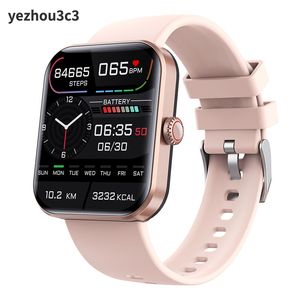 YEZHOU3 2023 F57l kadın ve erkek akıllı saat Nabız Termometre Adım Akıllı Bilezik spor saat Bilgi Push Uyku Izleme ios Izle