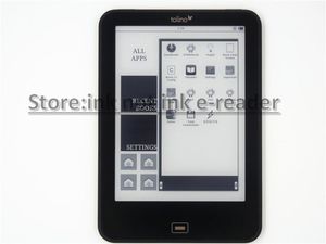 ホワイトボードTolino Vision 2 ebook Reader Ink Waterfroof Ereader Eink 6インチ電子帳NEW WIFI BLACK 4GB 1024*758読書