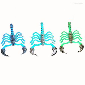 Pendant Necklaces Halloween Luminous King Scorpion Creative Glow In The Dark Necklace For Men