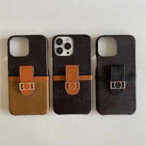 Designer-Mode-Handyhüllen für iPhone 14 14pro 14plus 11 12 13 pro max PU-Leder-Kartenfach-Handyhülle