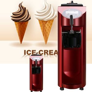 LINBOSS Commercial soft ice cream machine 16L/H soft icecream cone machine 1000W
