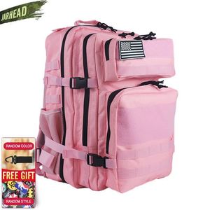 Sacos ao ar livre 25L45L Mochila Tática Militar Treinamento ao Ar Livre Bolsa de Ginásio Caminhadas Acampamento Mochila de Viagem Exército 3D Trekking Molle Mochila 230629