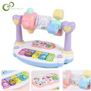 Baby Music Sound Toys Children Multifunktionell roterande pusselmusik Piano Baby Early Childrenhood Education Puzzle Music Piano Music Toys DDJ 230629