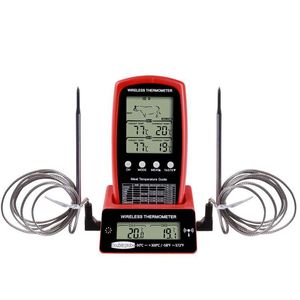 Vaser 50 kg digital BBQ Dual Probe Thermometer Trådlös kök ugn mat matlagning grill r kött termometer mätare verktyg