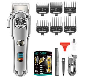 Electric Hair Clipper Digital Display IPX7 Full Body Washing Electric Hair Salon har många stilar att välja mellan, och stöder anpassad logotyp