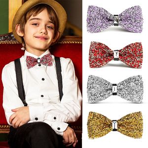 Diamond Bow Ties Taffic Necktie Bar Festival Party Decoration Bowknot Wedding 0426