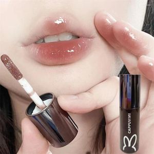 Lipgloss, Lipgloss, Make-up, koreanisches, feuchtigkeitsspendendes, langanhaltendes, mattes Spiegelglasur, natürliche Schönheit