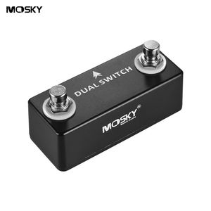 Guitar Mosky True Bypass Guitar Effect Pedal Single Tap Switch Dual Footswitch Electric Guitar Bass Effect Pedal Guitar Accessories