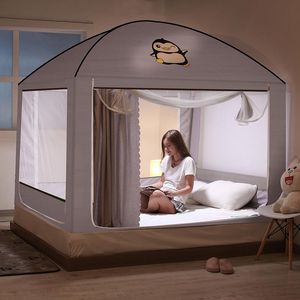 Сетка для кроватки, большое пространство, затенение, противомоскитная, пыленепроницаемая верхняя часть с занавесками, москитная сетка, детская палатка, защищающая от падения, 230630