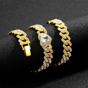 Trending Hot Products Characteristic Zircon Cuban Chain Men Women Accessories Fashion Diamond Necklace Jewelry