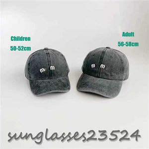 Denim baseball cap kvinnor hip hop hatt brev mössor för damer män utomhus sommar visir höst casual snapback sun hatt gorras föräldraskap hatt barn svart