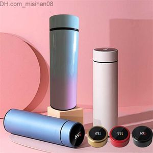 Water Bottles smart digital water keeps cold and heat thermal bottle Stainless Steel Thermos for baby children kids terms 220810 Z230630