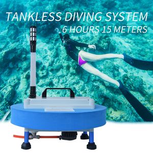 Snorkels Sets Haidilao gold rush diving oxygen supply machine 6 hours 12 meters respirator tankless breathing system 230629