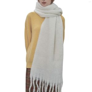 Cachecóis Cobertor Quente Inverno Feminino Macio Grande Lã Grosso Para Escritório Esportivo Fora dos Negócios NOV99