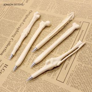 Canetas esferográficas Jonvon Satone 100 Pcs Atacado Bone Pen Esferográficas Monster Toy Caneta Esferográfica Artigos de Papelaria Material Escolar Acessórios de Escritório Stylo 230629