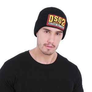 Wysokiej jakości designerski dzianinowa czapki bawełniane czapki ciepłe zimowe luksusowe czapki męskie czapki litery logo logo haft haftowy