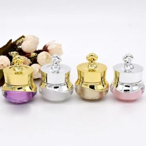 5g Empty Cosmetic Pack Eye Cream jar Travel Cream jar Crystal Acrylic Cream bottle Crown Cap Refillable Bottle 65pcs