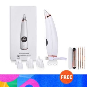 Face Care Devices Blackhead Remover Pore Vacuum Suction Skin Black Dot Cleaner Gift 4pcs Set Acne Pimple Tool Double Head 230630