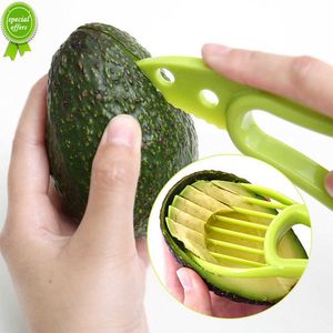 New 3 in 1 Avocado Slicer Shea Corer Butter Fruit Peeler Cutter Pulp Separator Plastic Knife Vegetable Tools Kitchen Gadgets TLY002