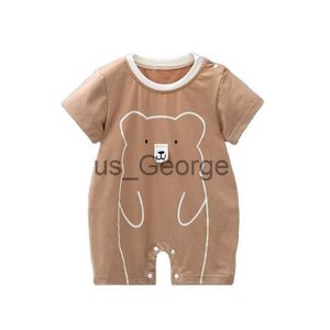 衣料品セット新生児男の子の女の子夏の服の薄い綿プルオーバージャンプスーツカバーオール