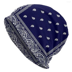 Bereliler Bandana Mavi Kap Eski Açık Skullies Beanies Şapkalar Kadın Yaz Sıcak Çift kullanımlı Bonnet Örme